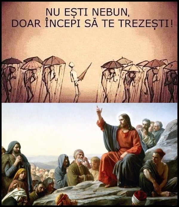 nu esti nebun, ci cristic